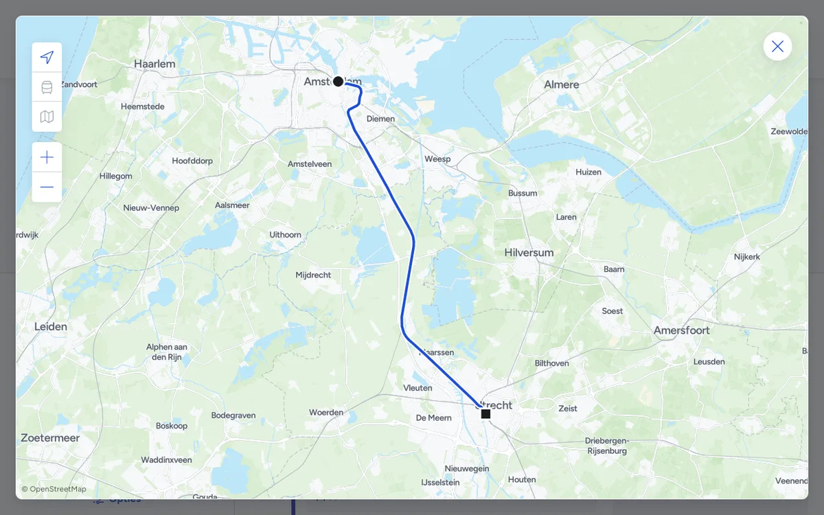 The map in 9292