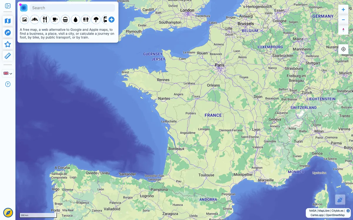 The map in Cartes
