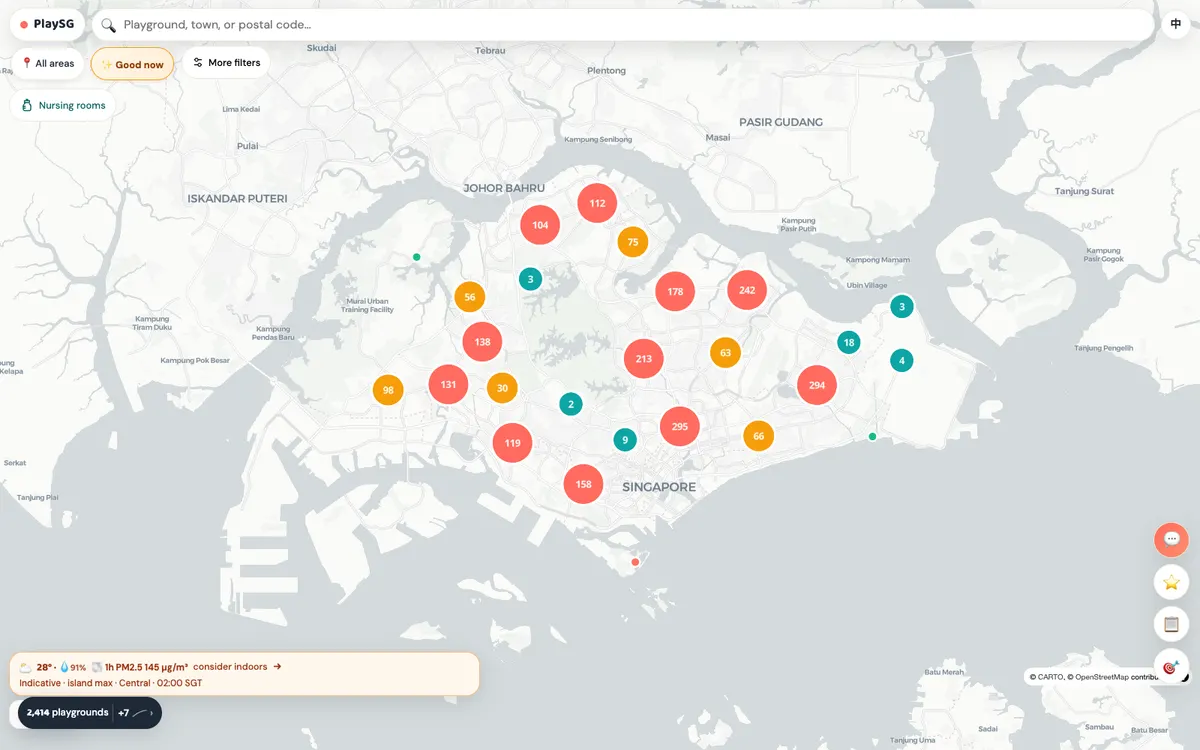 The map in PlaySG